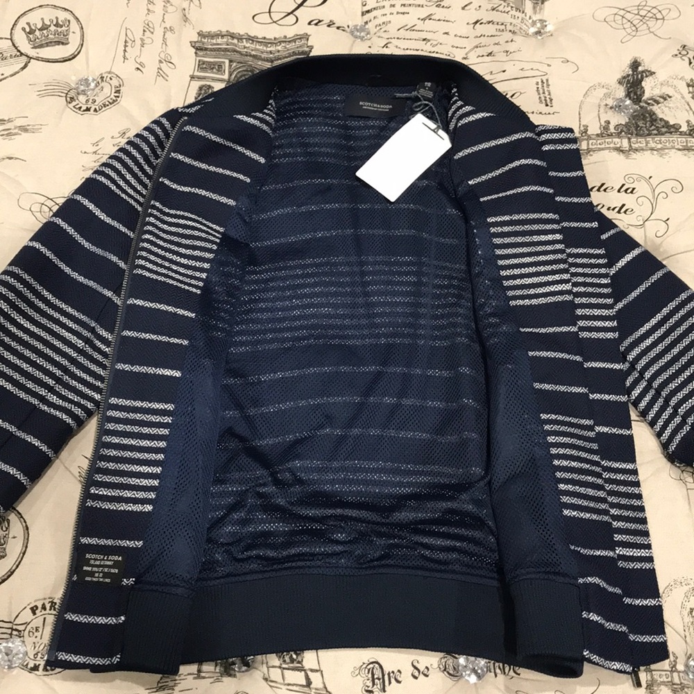 🎁 SCOTCH & SODA Knit Bomber Jacket - Picture 13 of 14